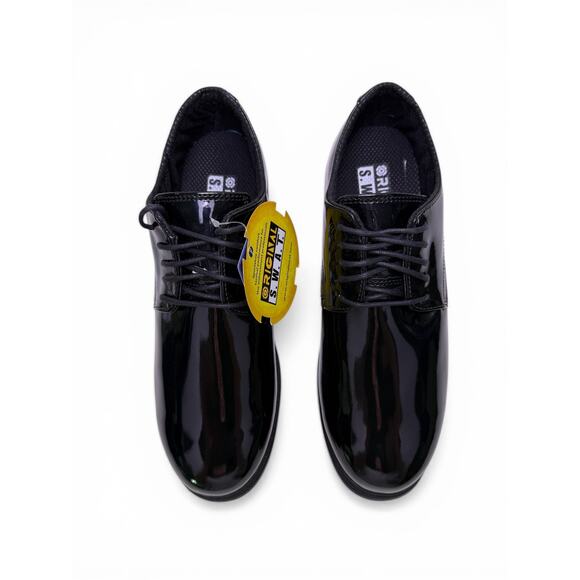 Original SWAT Oxford Dress Shoe Mens 11 W High Gloss Black Patent Uniform Duty main image 11